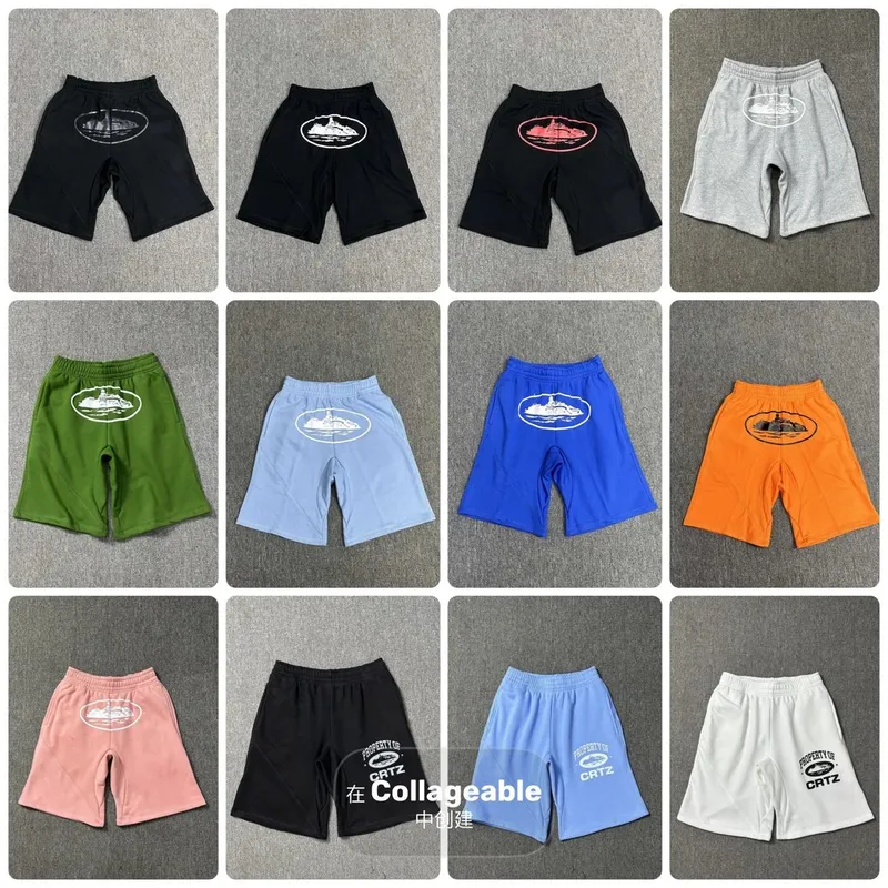 Corteiz American street Alcatraz printed shorts summer loose five quarter pants 85 - Image 1