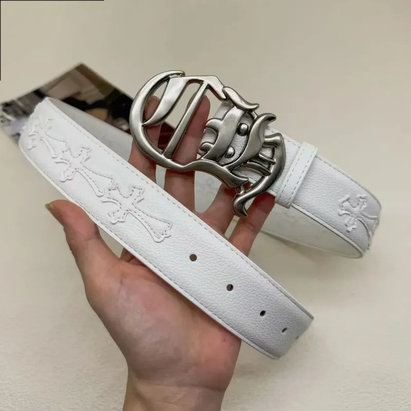 CH Cross Color Croat Belt Classic Belt Men s and Women s Jeans Belt Retro Fashion Belt Trendy Trouser Belt 14 - Image 1