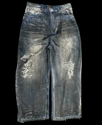 BALENCIAGA MUD JEANS