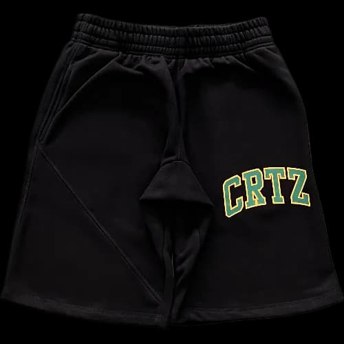 CORTEIZ SHORTS BLACK-GREEN CRTZ