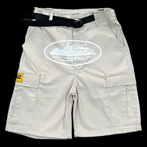 corteiz Cargo Shorts Khaki