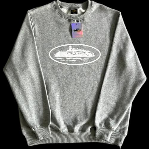 corteiz Alcatraz Crewneck grey