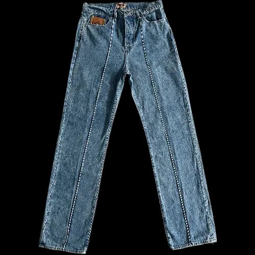 corteiz jeans steaked  c-star denim - Image 2