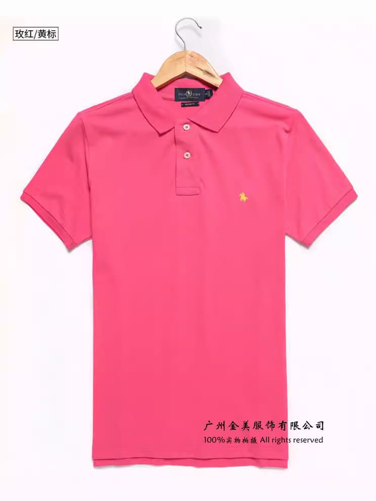 Casual 2024 summer new men's short-sleeved T-shirt youth fashion lapel loose large size polo shirt trend
