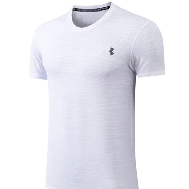 Anessa new sports breathable sweat-absorbent running fitness tops short-sleeved T-shirts men's quick-drying loose large size tops