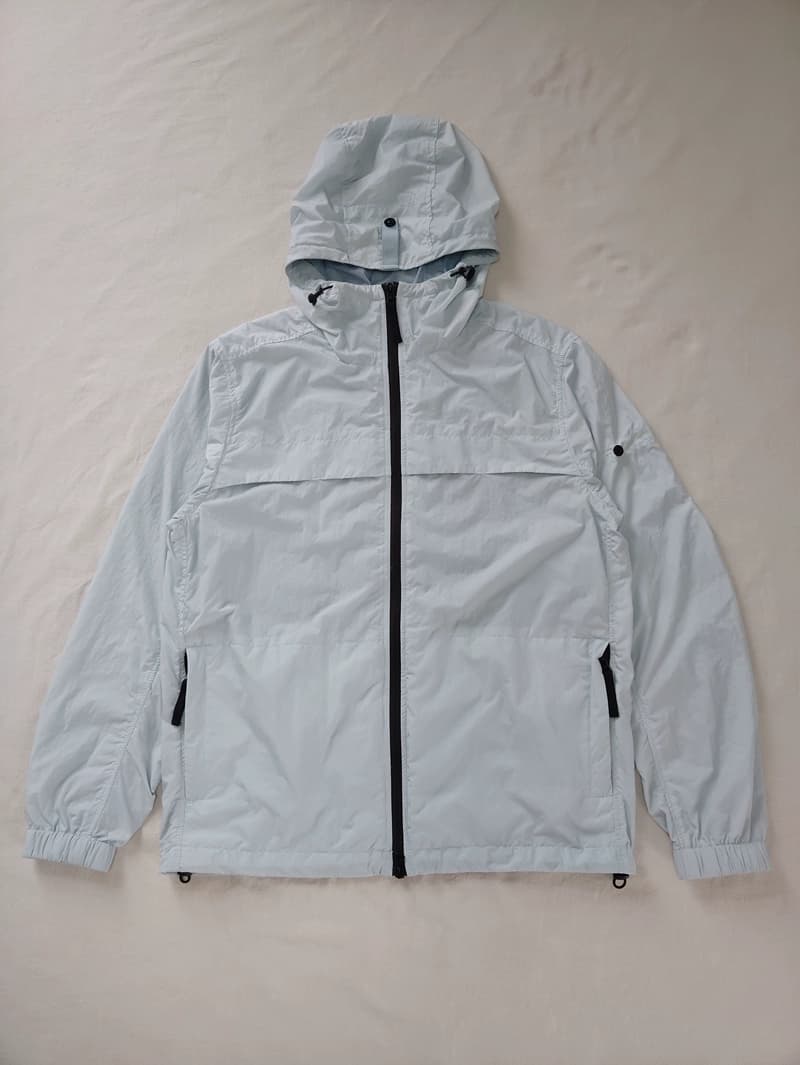 24SS 801540922 CRINKLE REPS  JACKET TOPSTONEY 皱布连帽夹克