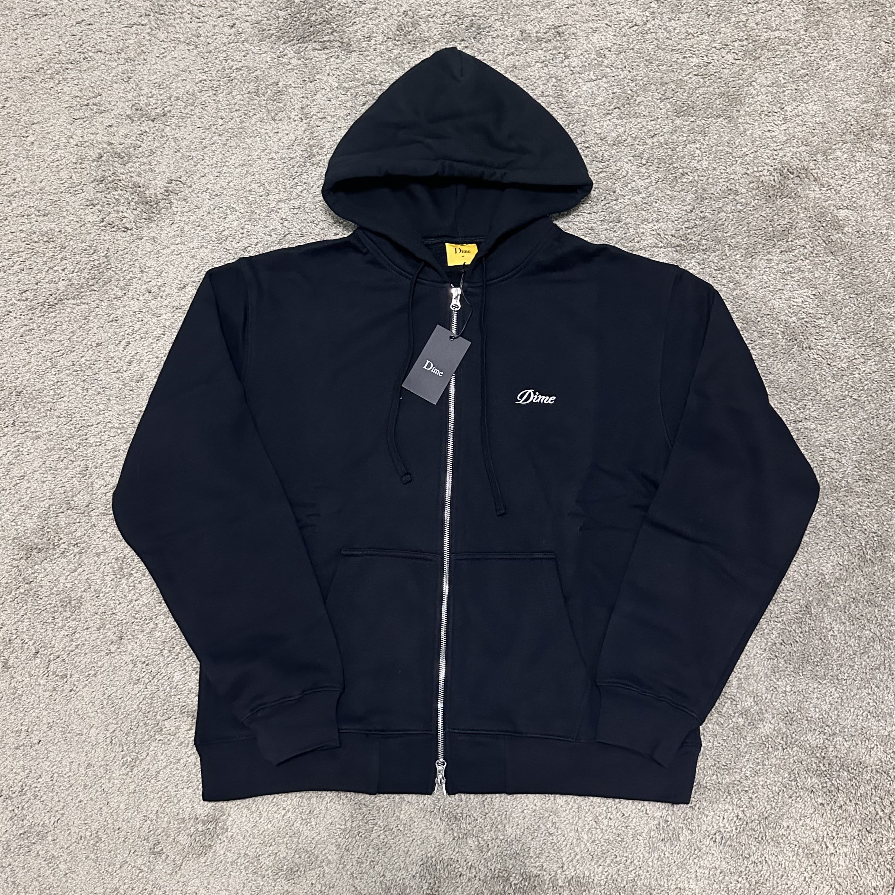 DIME ZIP-UP Black/Grey