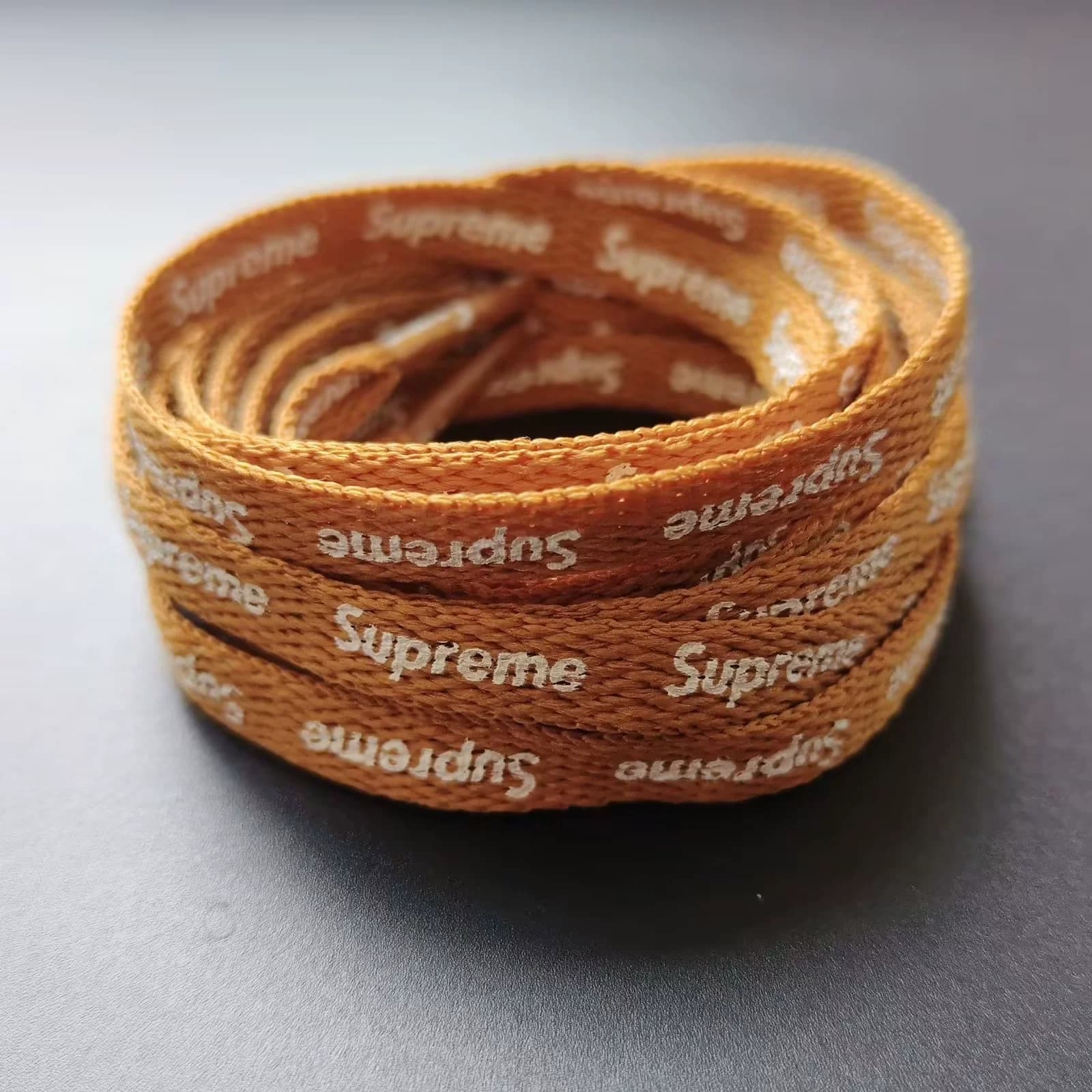 Fit Air Force One supreme Joint name shoelace wheat color black red sup shoelace canvas shoes shoelace