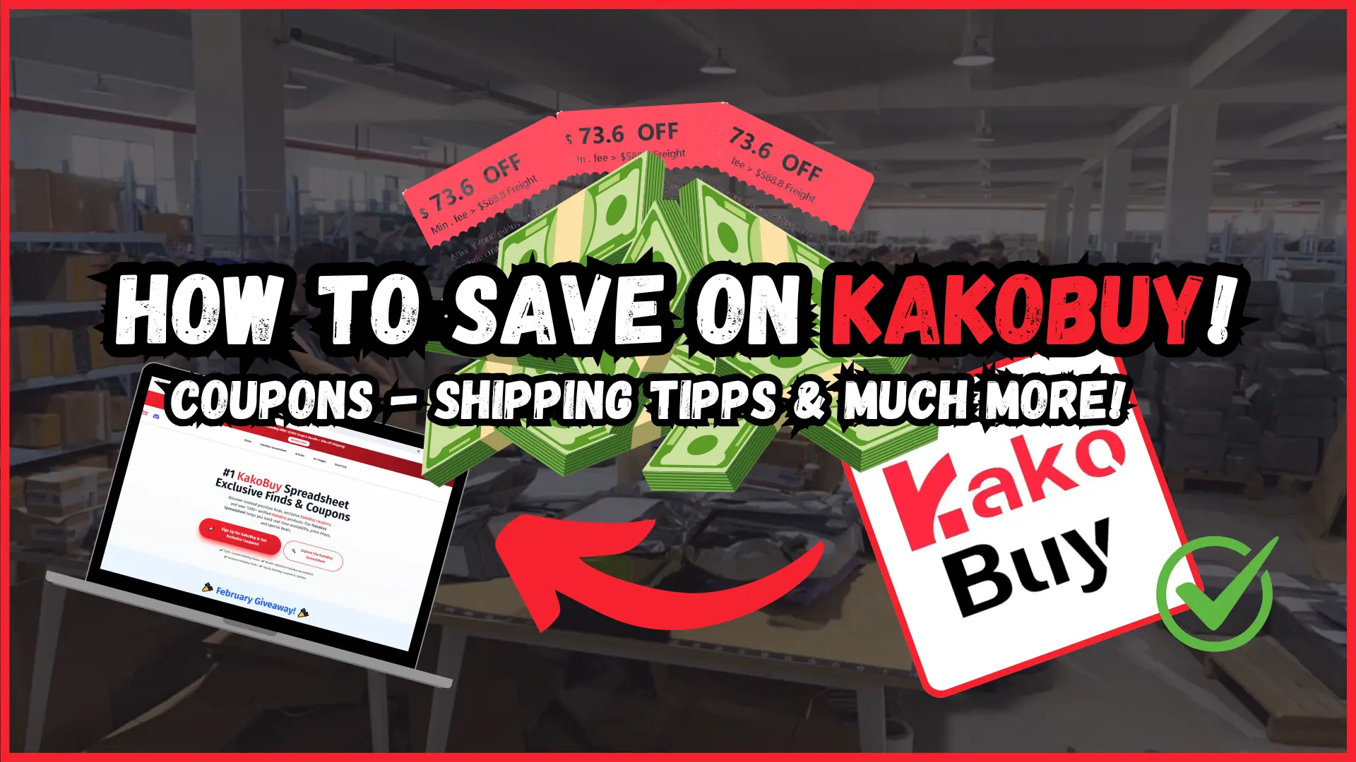 KakoBuy coupon and shipping guide with discount code examples