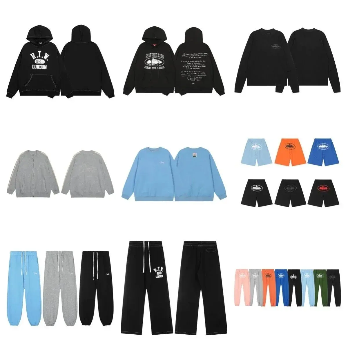 #XRe 男女同款连帽卫衣套装 w2cfashion.cc (8)