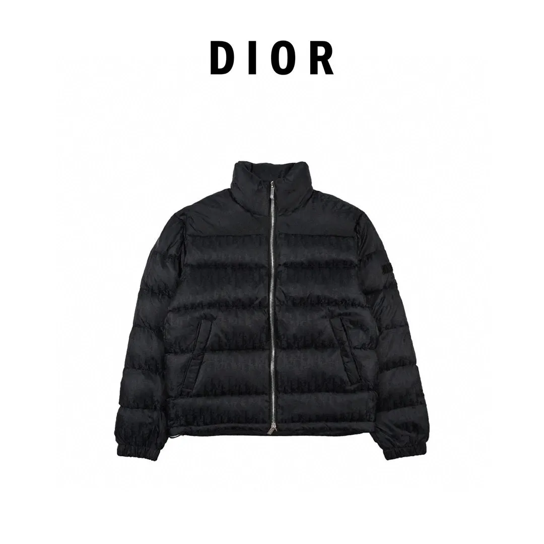 羽绒棉服立领保暖冬季外套老花字母男女情侣同款休闲潮流ASI (21) - Main product image by PASL